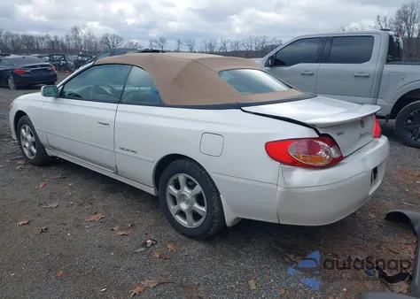 2002 Toyota Camry Solara Sle V6 z USA, uszkodzony, nr VIN 2T1FF28P22C546586